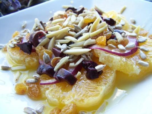 salade d'oignon rouge et d'orange (espagne)