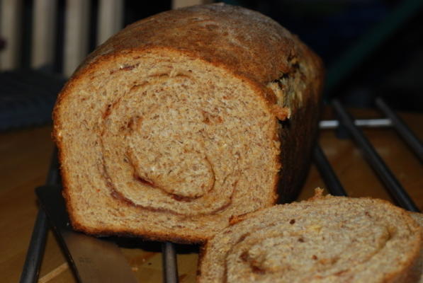 pain rustique à la cannelle et au blé