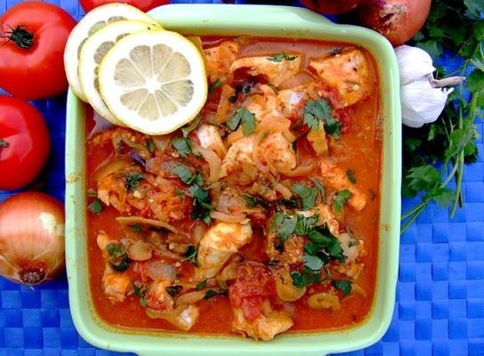 poisson au curry - (mchuzi wa samaki)
