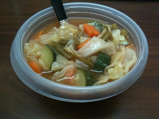 observateurs de poids soupe de légumes du jardin 0 point