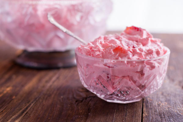 dessert aux fraises jello fluff