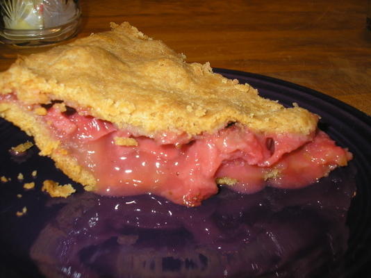 tarte fraise fraise rhubarbe
