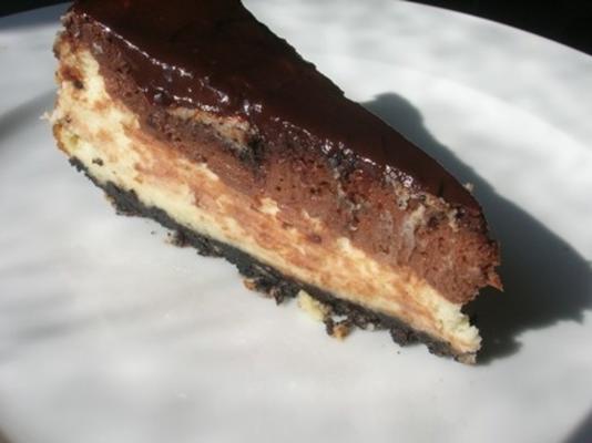gâteau au fromage framboise au chocolat