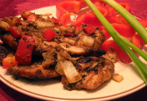 poulet jamaïcain grillé