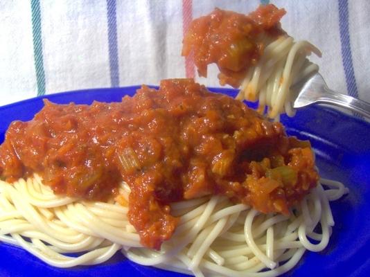 comment amener les enfants à manger leur sauce à spaghetti aux légumes