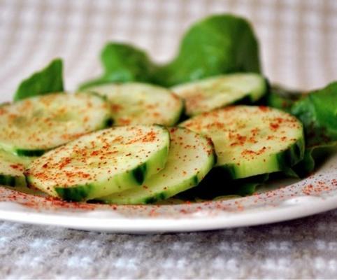 salade de concombre d'inspiration asiatique