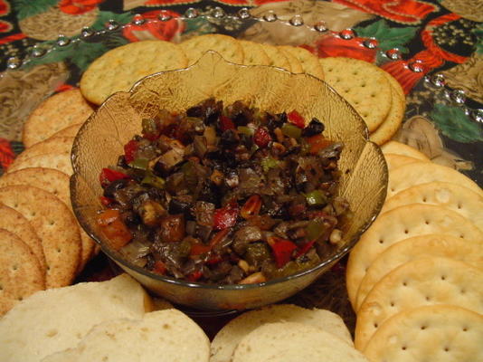 caponata aux champignons portabella