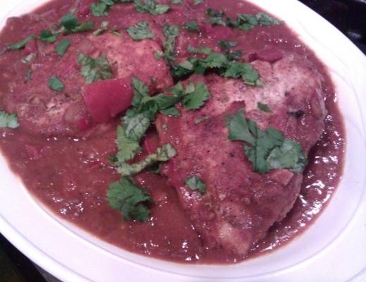 tahini saoudien et poulet à la tomate