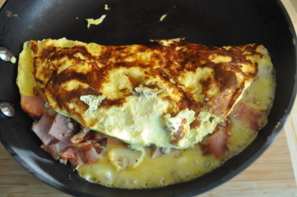 omelette au brie et au bacon (trésor 10)