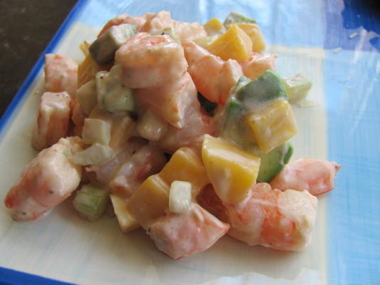 salade de crevettes / crevettes d'été