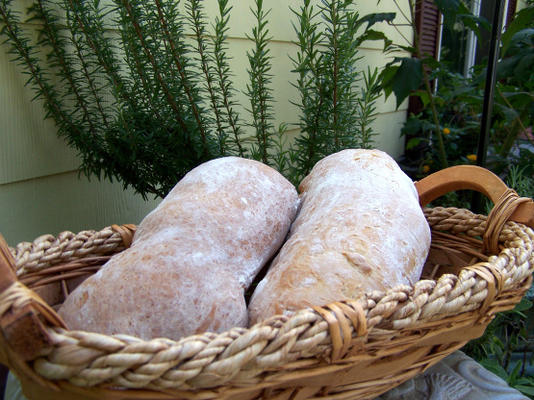 ciabatta avec des notes de romarin / machine à pain