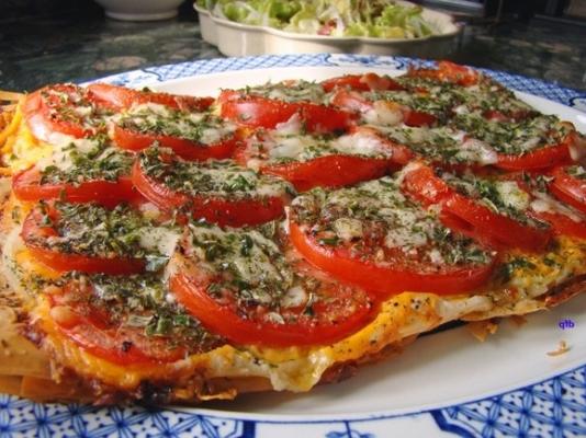 pizza phyllo aux tomates