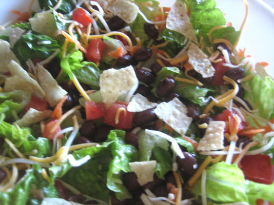 salade de haricots noirs sautante