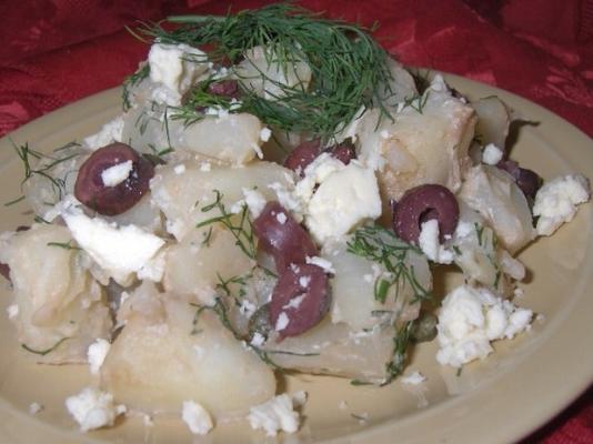 salade de pommes de terre au feta et aux olives