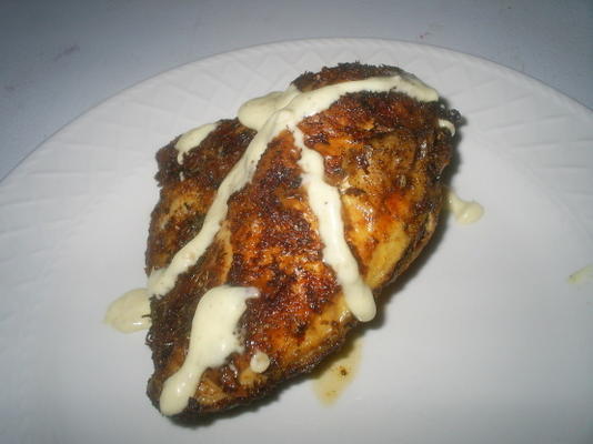 poulet grillé à la sauce barbecue blanche