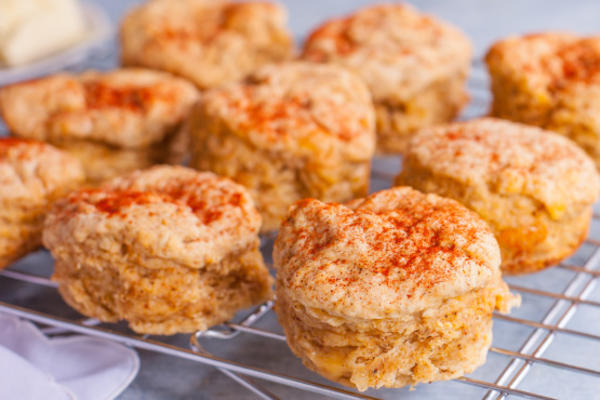 biscuits au chili rouge