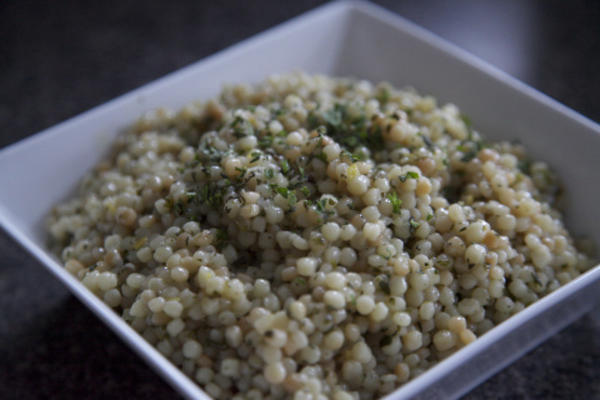 couscous israélien aux herbes