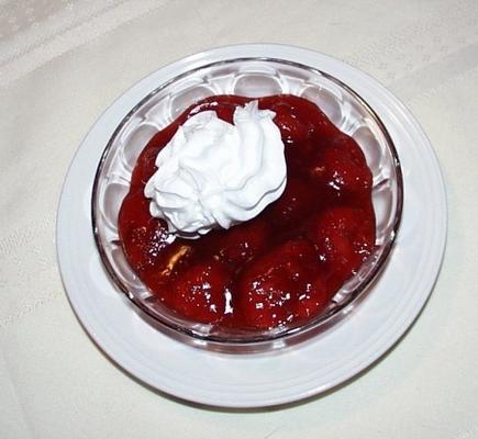 jordbaer grod (pudding à la fraise)