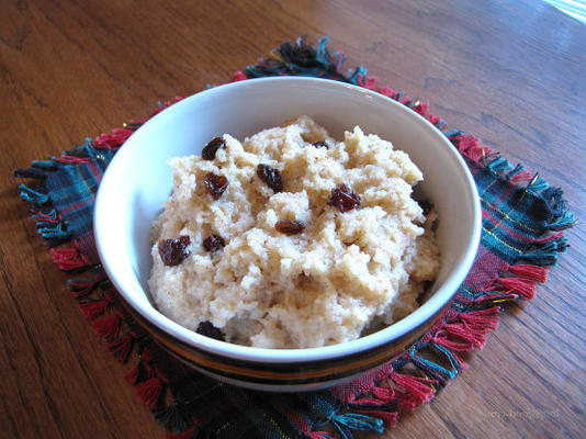 Céréales chaudes farina indiennes (payasam)