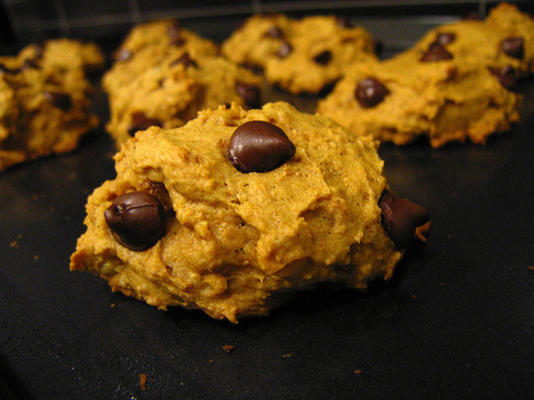 biscuits faciles aux brisures de citrouille et aux pépites de chocolat