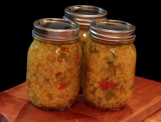 relish de maïs pour la mise en conserve