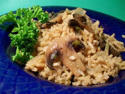 riz pilaf facile aux champignons