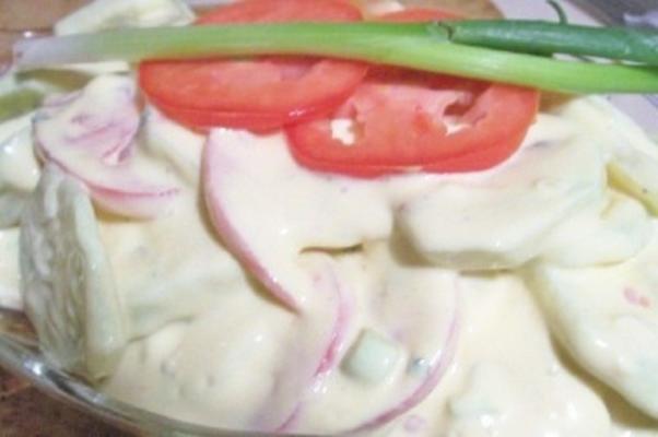 salade de concombre bavarois