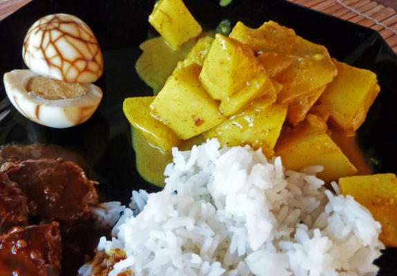 curry d'ananas ou de pomme de coco