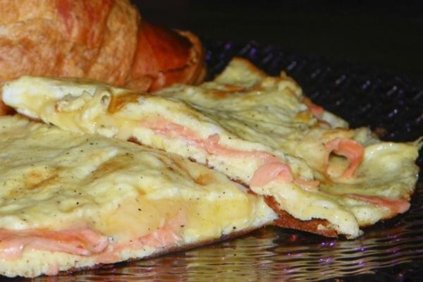 omelette au saumon fumé suisse