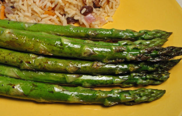 asperges rôties au sésame