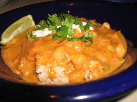 curry végétarien à l'arachide (d'inspiration africaine)