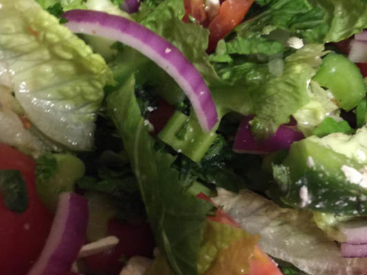 salade du jardin - style méditerranéen