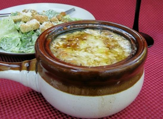 recette de soupe à l'oignon gratinée