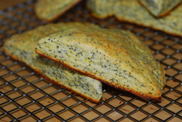 scones aux graines de pavot