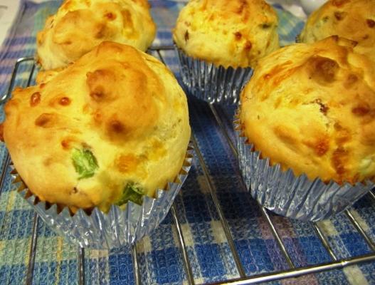 jambon et fromage muffins au babeurre