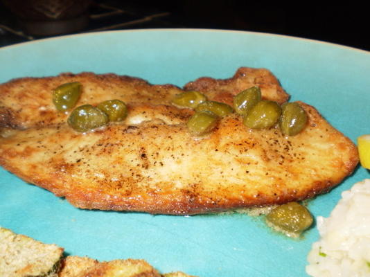 poisson meuniere aux câpres