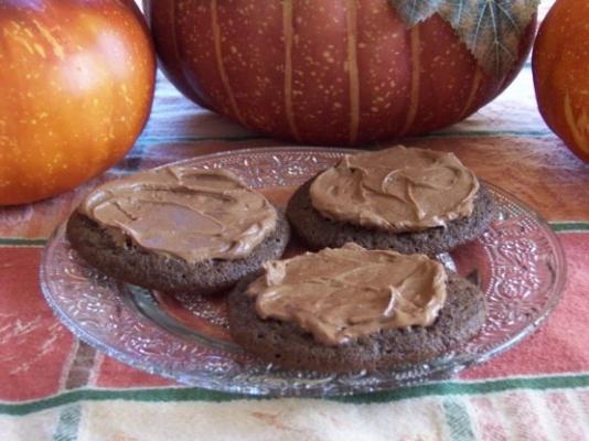 biscuits moka brownie avec glaçage au café