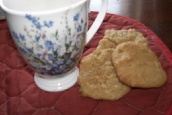 biscuits à l'avoine roulés très doux