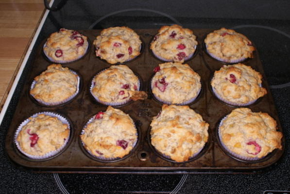 muffins de vacances aux canneberges-marmelade