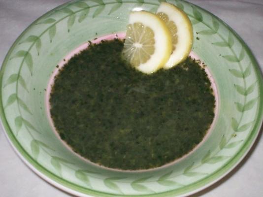 molukhia - soupe de mauve juif