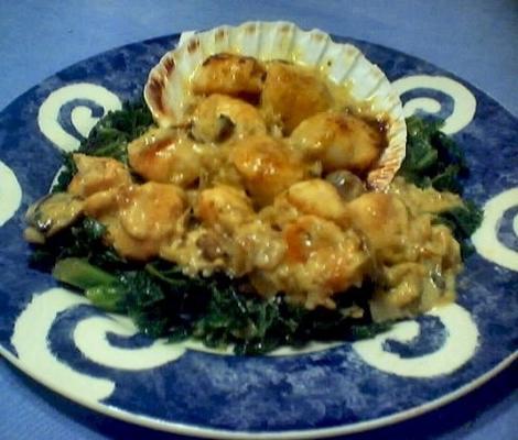 thermidor aux pétoncles