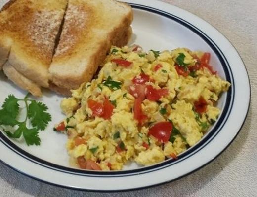 oeufs brouillés à l'indienne