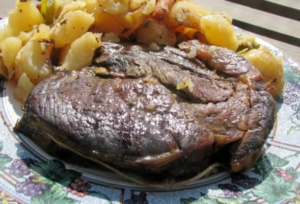 boeuf cuit lentement à la bière