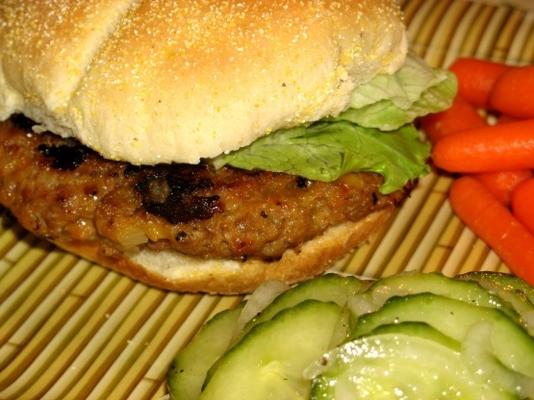 hamburgers au fromage dinde