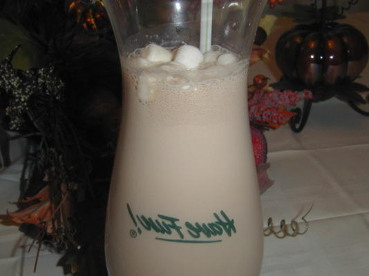 chocolat mauve secoue