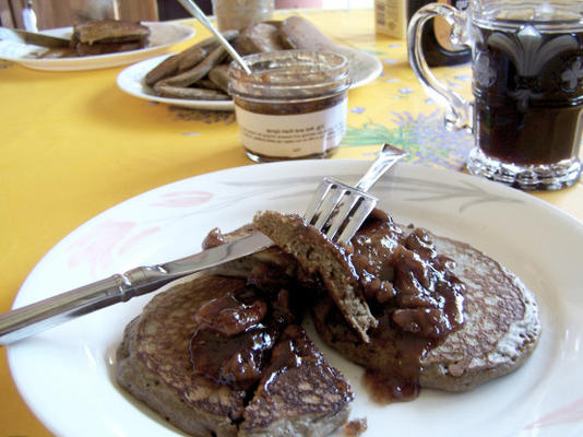 crêpes au babeurre de blé entier