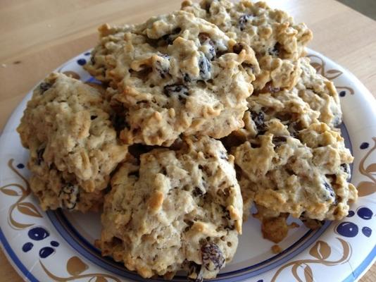 biscuits à l'avoine et aux raisins préparés avec le mélange de sucre Splenda pour la cuisson