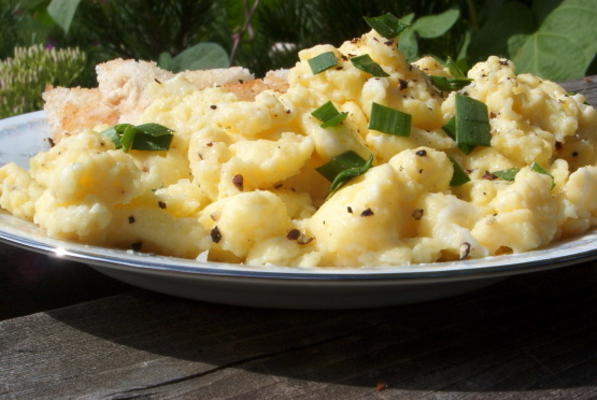 oeufs brouillés à la truffe