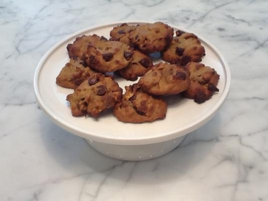 biscuits aux brisures de chocolat avec pois chiches