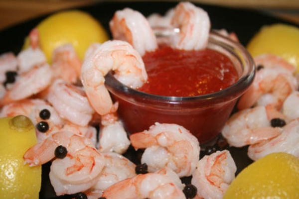 sauce de crevettes bouillie parfaite et cocktail